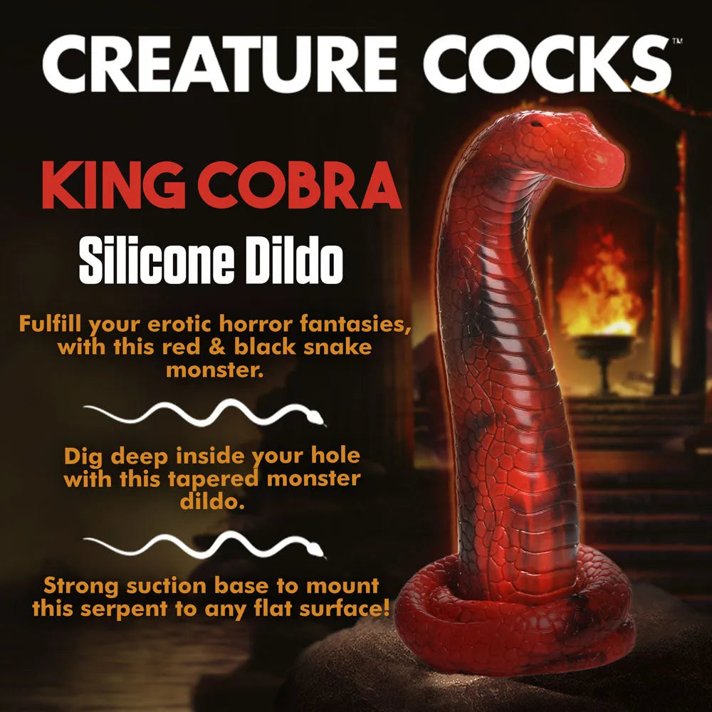 Creature Cocks King Cobra Silicone Dildo - Take A Peek