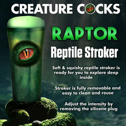 Creature Cocks Raptor Reptile Stroker -  Fantasy Stroker