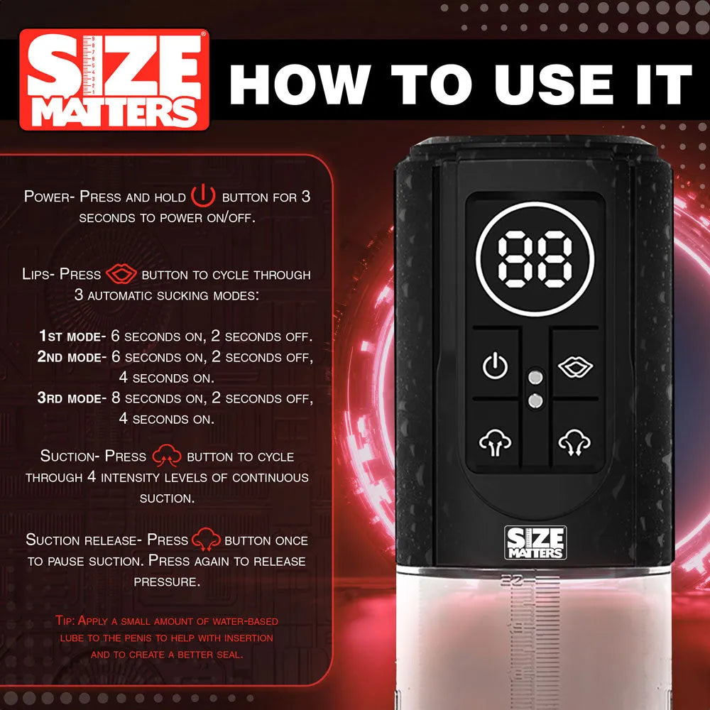 Size Matters Sucking Penis Pump - Take A Peek