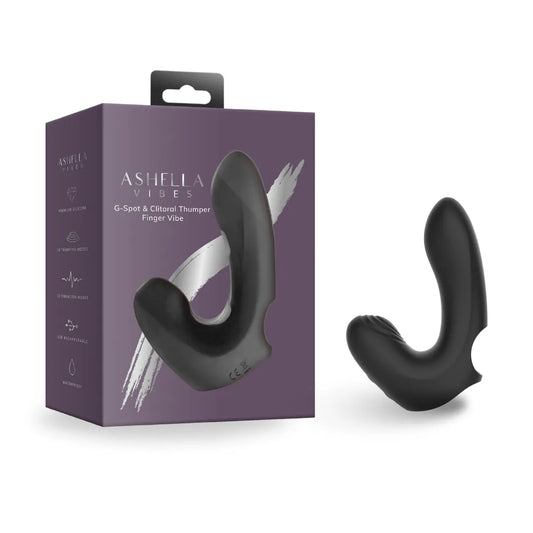 Ashella Vibes Vibrador de dedo para clítoris y punto G