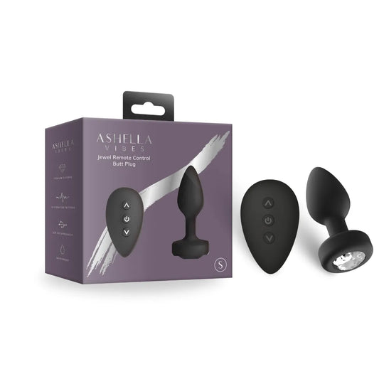 Ashella Vibes Jewel Control Remoto Plug Anal Pequeño