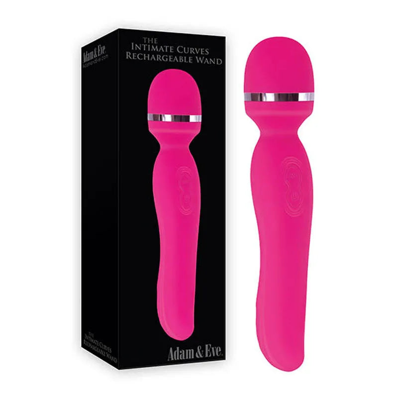 Adam & Eve Intimate Curves Rechargeable Wand - Take A Peek