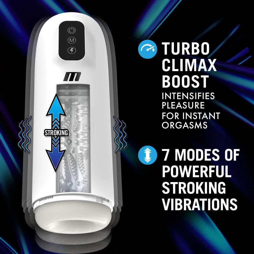 M For Men Robo-Bator -  USB Rechargeable Vibrating Auto Stroker