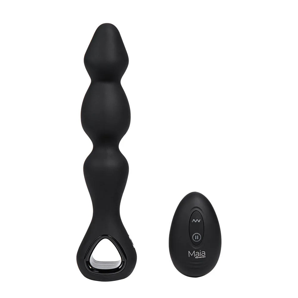 Maia HUDSON -  19 cm USB Rechargeable Anal Vibrator with Wireless Remote