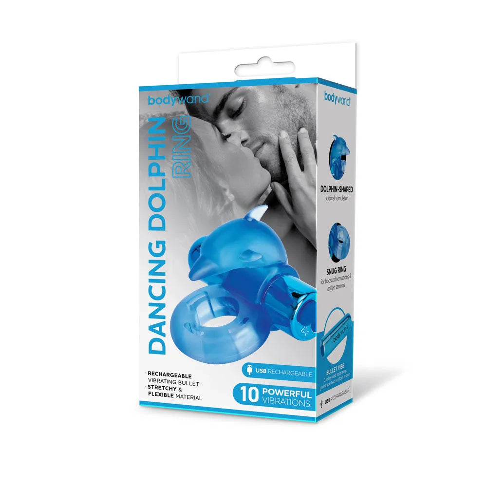 Bodywand Rechargeable Dancing Dolphin Ring - Take A Peek