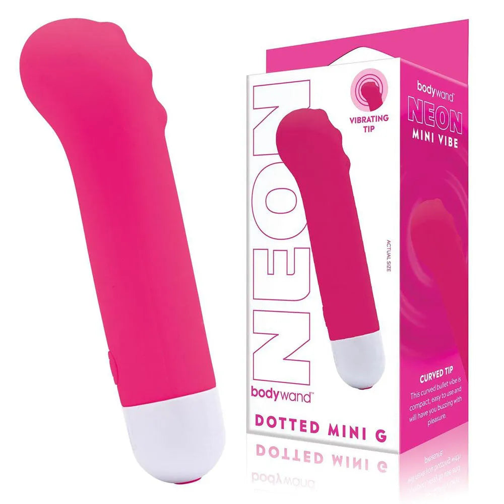 Bodywand Neon Dotted Mini G - Neon - Take A Peek