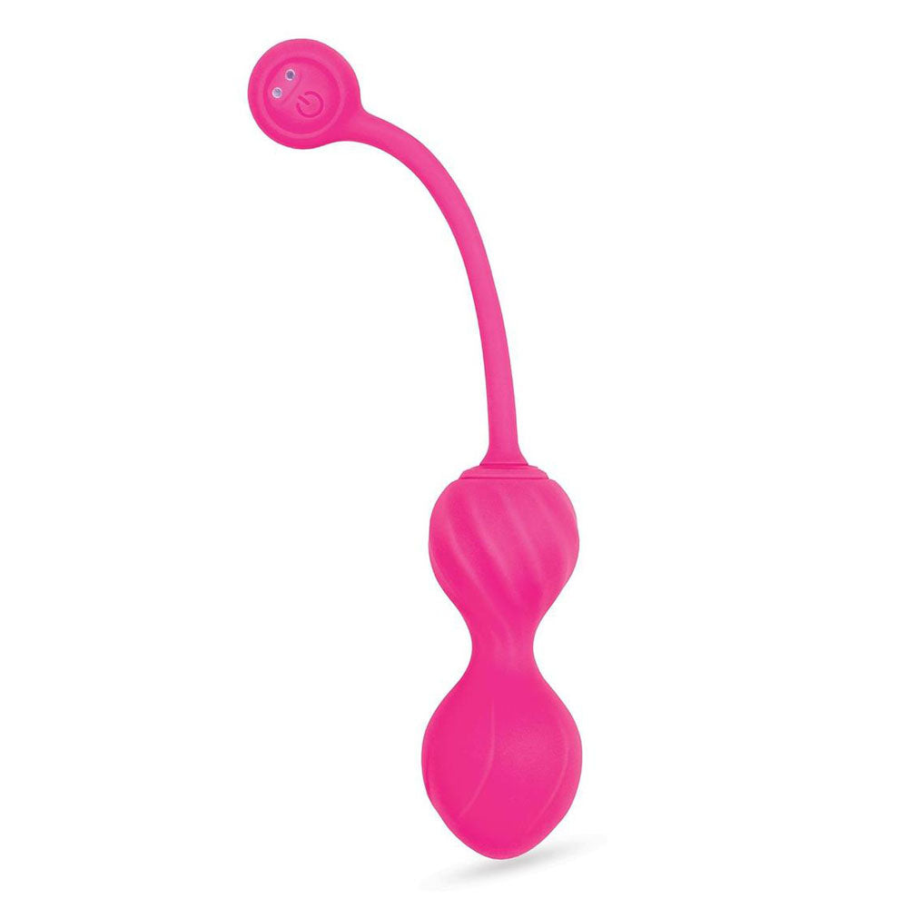 Bodywand Squeeze Remote-Control Pelvic Floor Trainer -  USB Rechargeable Weighted Kegel Balls with Remote