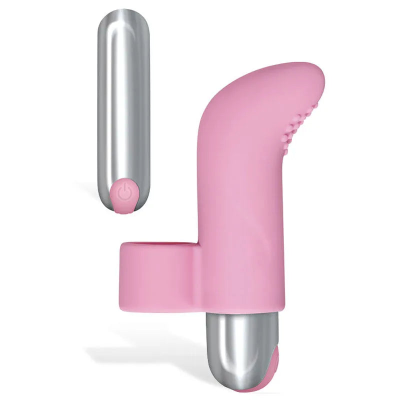 Adam & Eve Silicone Rechargeable Finger Vibe - USB Rechargeable Finger Stimulator - Take A Peek