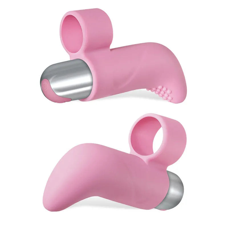 Adam & Eve Silicone Rechargeable Finger Vibe - USB Rechargeable Finger Stimulator - Take A Peek