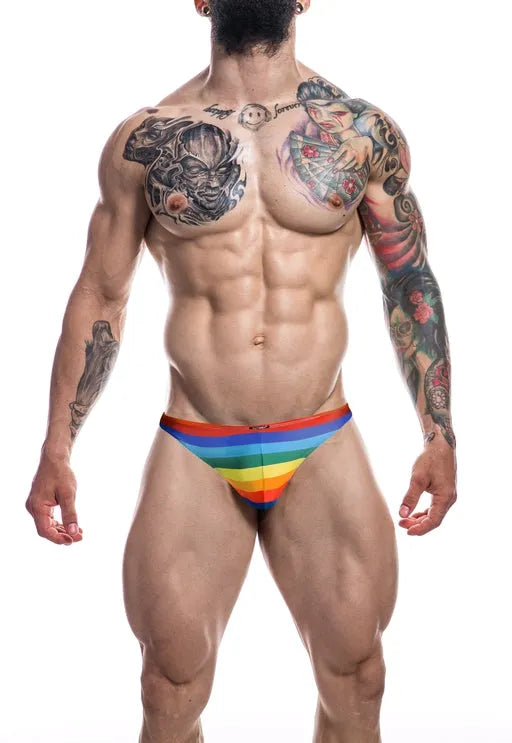 Cut For Men Classic Thong-Rainbow-M - Take A Peek