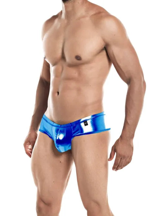 CUT FOR MEN HIGH CUT CHEEKY BRIEF BLUE LARGE - Take A Peek