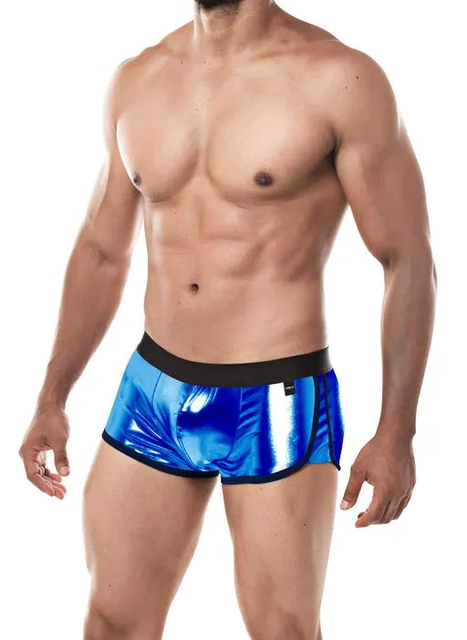 CUT FOR MEN ATHLETIC TRUNK BLUE SMALL - Take A Peek