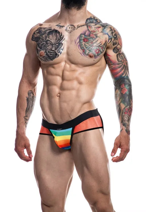 Cut For Men Mixed Jockstrap-Rainbow-L - Take A Peek