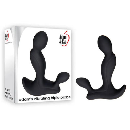 Adam & Eve Adam's Vibrating Triple Probe - USB Rechargeable Prostate Massager - Take A Peek