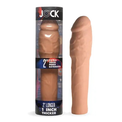 Funda de extensión de pene extra gruesa JOCK de 2" - Mediana