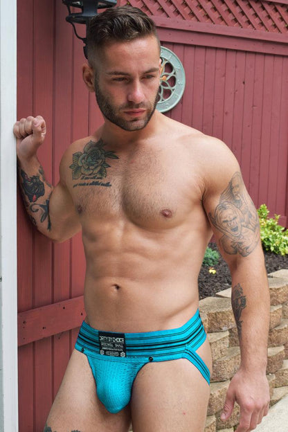 CUMDUMP JOCK - AQUA BLUE - Take A Peek