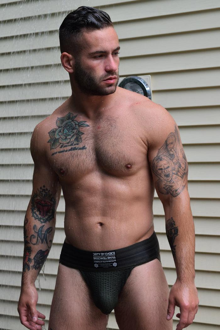 CUMDUMP JOCK - ARMY GREEN - Take A Peek