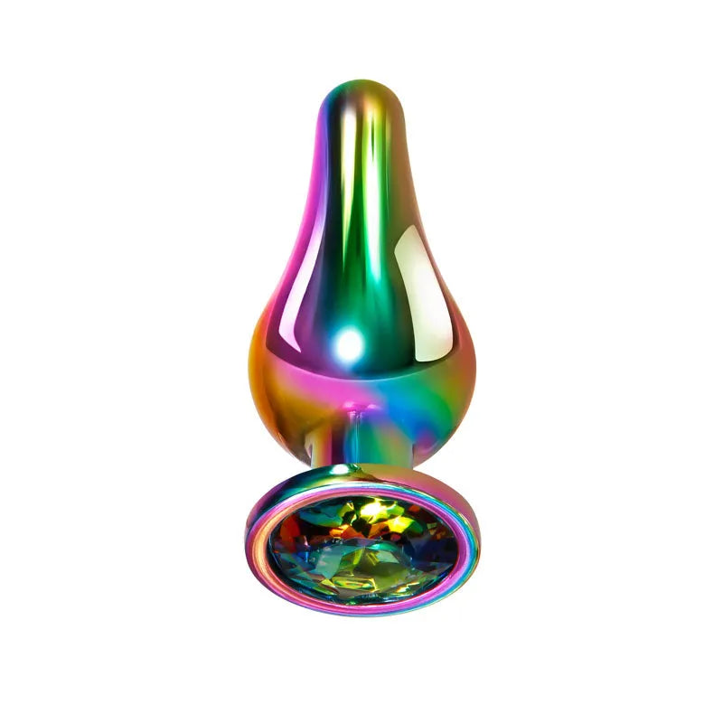 Evolved Rainbow Metal Plug - Small - Take A Peek