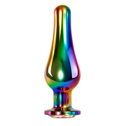 Evolved Rainbow Metal Plug - Large - Take A Peek