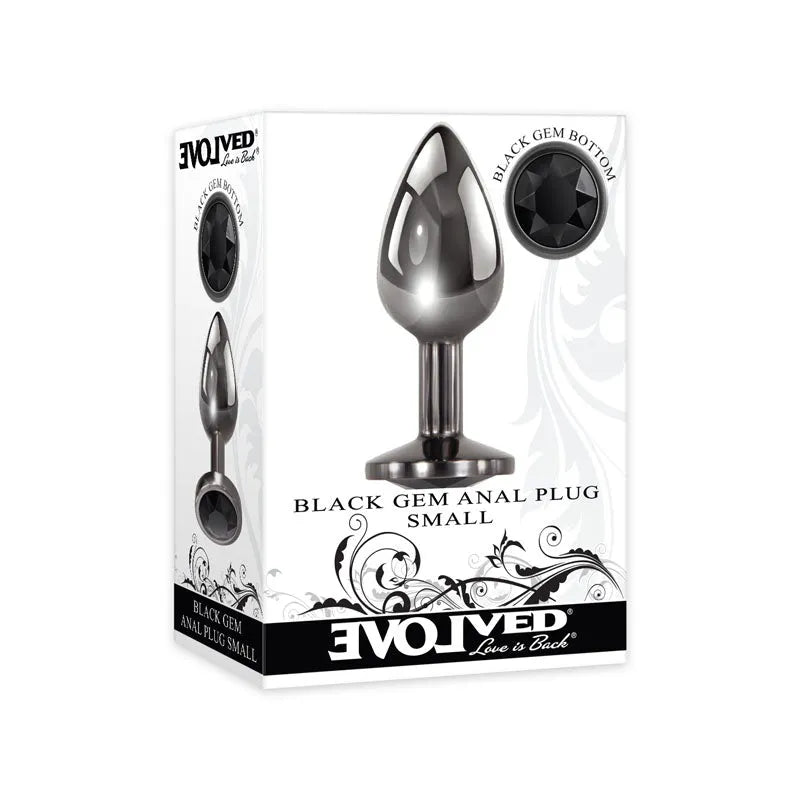 Evolved Black Gem Anal Plug - Small - Take A Peek