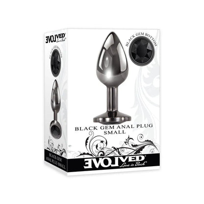 Evolved Black Gem Anal Plug - Small - Take A Peek