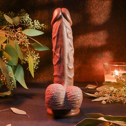 Evolved REALISTIC DILDO 8'' DARK - Take A Peek