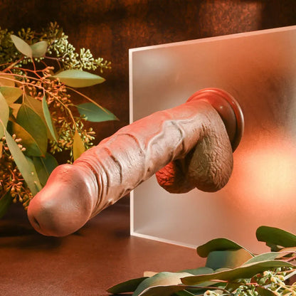 Evolved REALISTIC DILDO 8'' DARK - Take A Peek