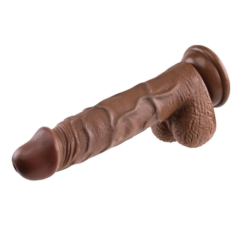 Evolved REALISTIC DILDO 8'' DARK - Take A Peek