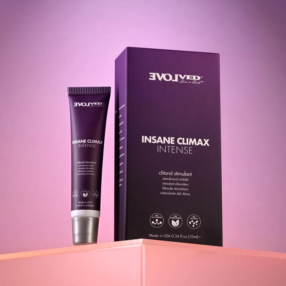 Evolved INSANE CLIMAX - INTENSE - Clitoral Stimulation Gel - 10 ml Tube