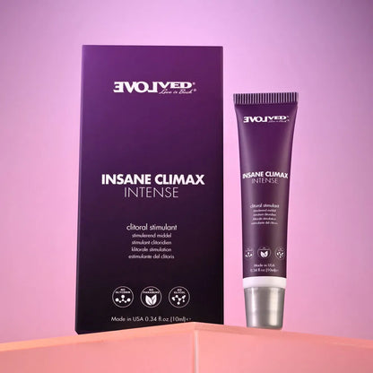 Evolved INSANE CLIMAX - INTENSE - Clitoral Stimulation Gel - 10 ml Tube