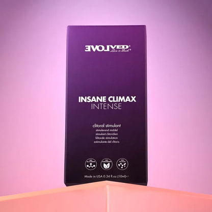 Evolved INSANE CLIMAX - INTENSE - Clitoral Stimulation Gel - 10 ml Tube