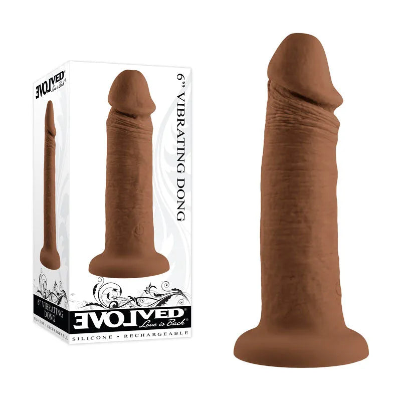 Evolved 6'' VIBRATING DONG DARK - Take A Peek