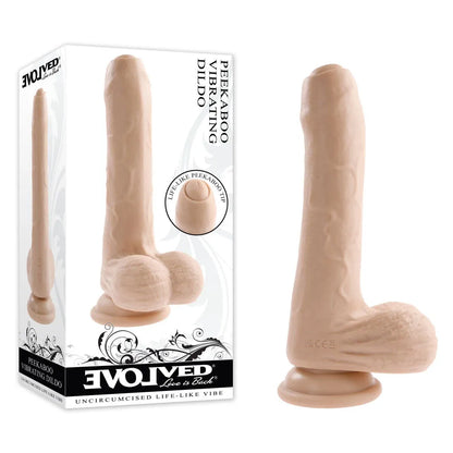 Evolved PEEK A BOO VIBRATING DILDO LIGHT - Take A Peek