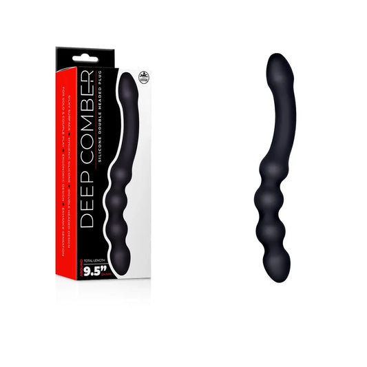 Deep Comber -  24 cm Silicone Beaded Double Dildo