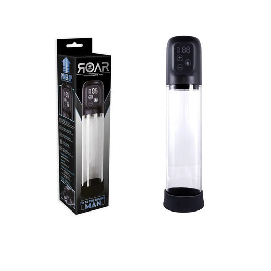 Roar - Clear 20 cm USB Rechargeable Penis Pump