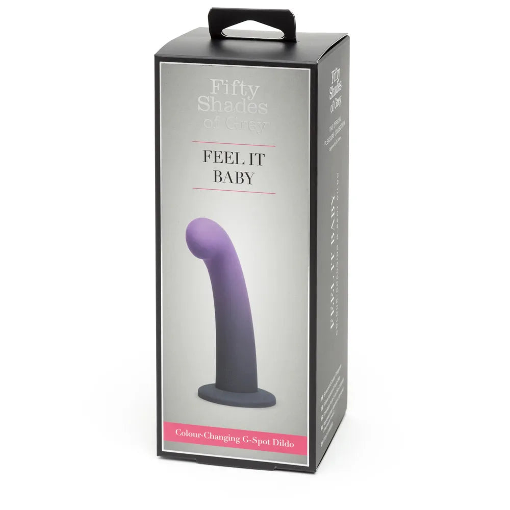 Fifty Shades of Grey Feel it Baby Colour Changing G-Spot Dildo*** - Take A Peek