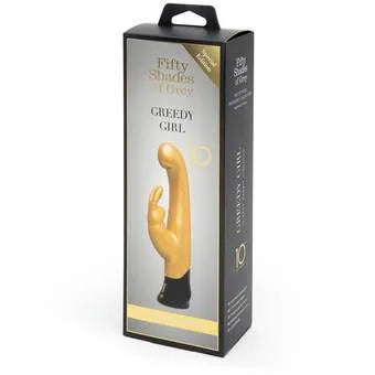 Fifty Shades of Grey Greedy Girl 10 Year Anniversary Gold Rabbit*** - Take A Peek