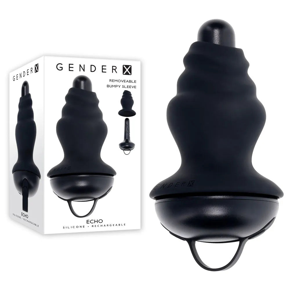 Gender X ECHO -  15.3 cm USB Rechargeable Butt Plug