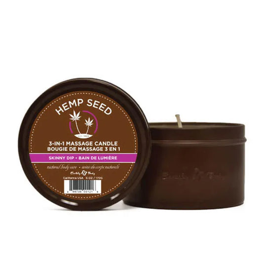 Hemp Seed 3-In-1 Massage Candle - Take A Peek