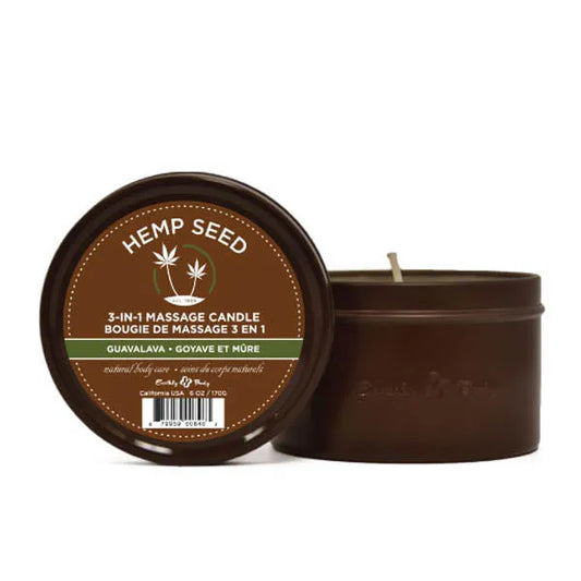 Hemp Seed 3-In-1 Massage Candle - Take A Peek