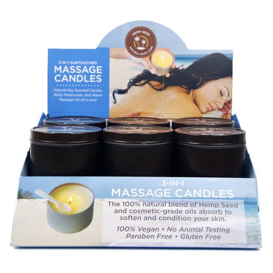 Hemp Seed 3-In-1 Massage Candle - Take A Peek