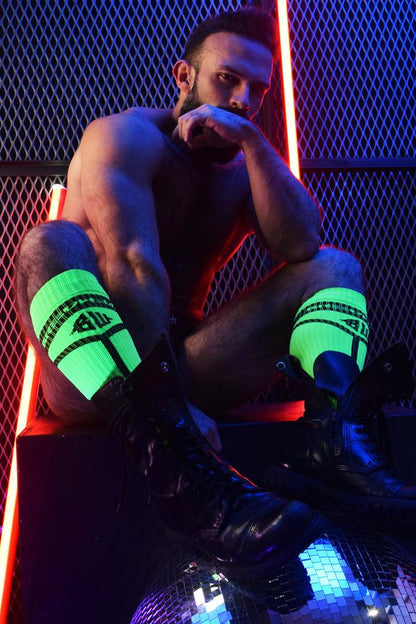 HYBRED SOCKS - NEON GREEN - Take A Peek