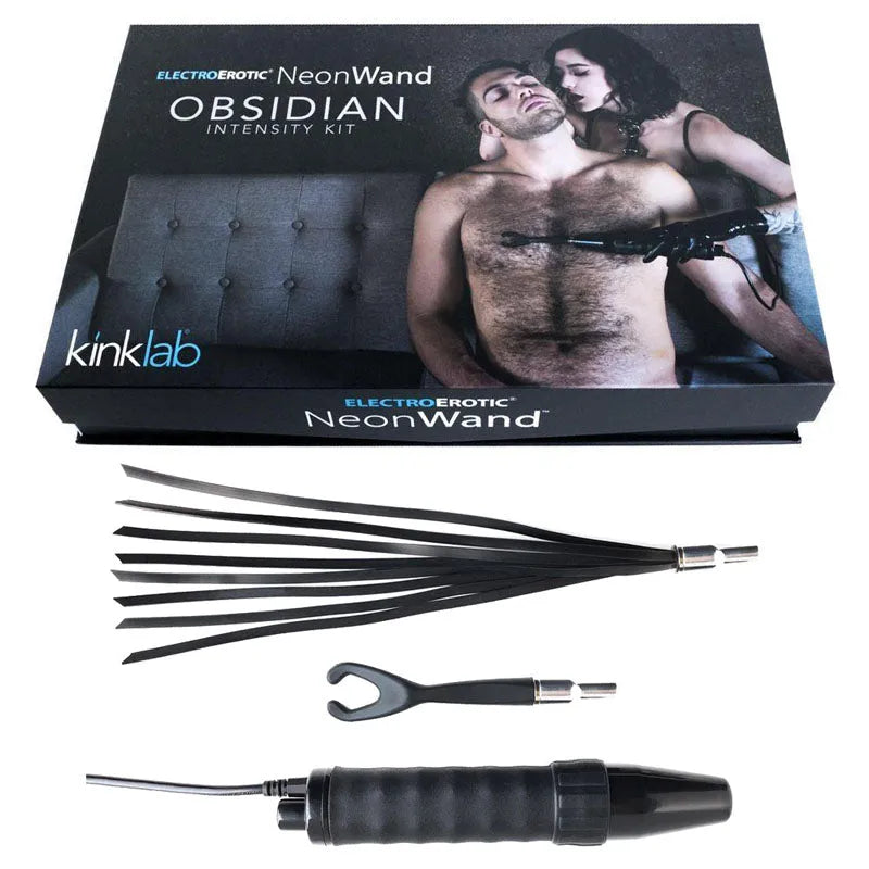 KinkLab Obsidian Neon Wand Intensity Kit - Take A Peek