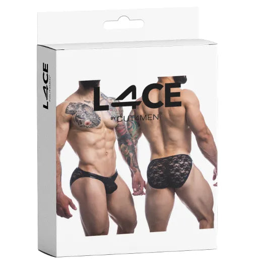 Cut For Men L4CE Bikini Bulge Black - LARGE - Take A Peek