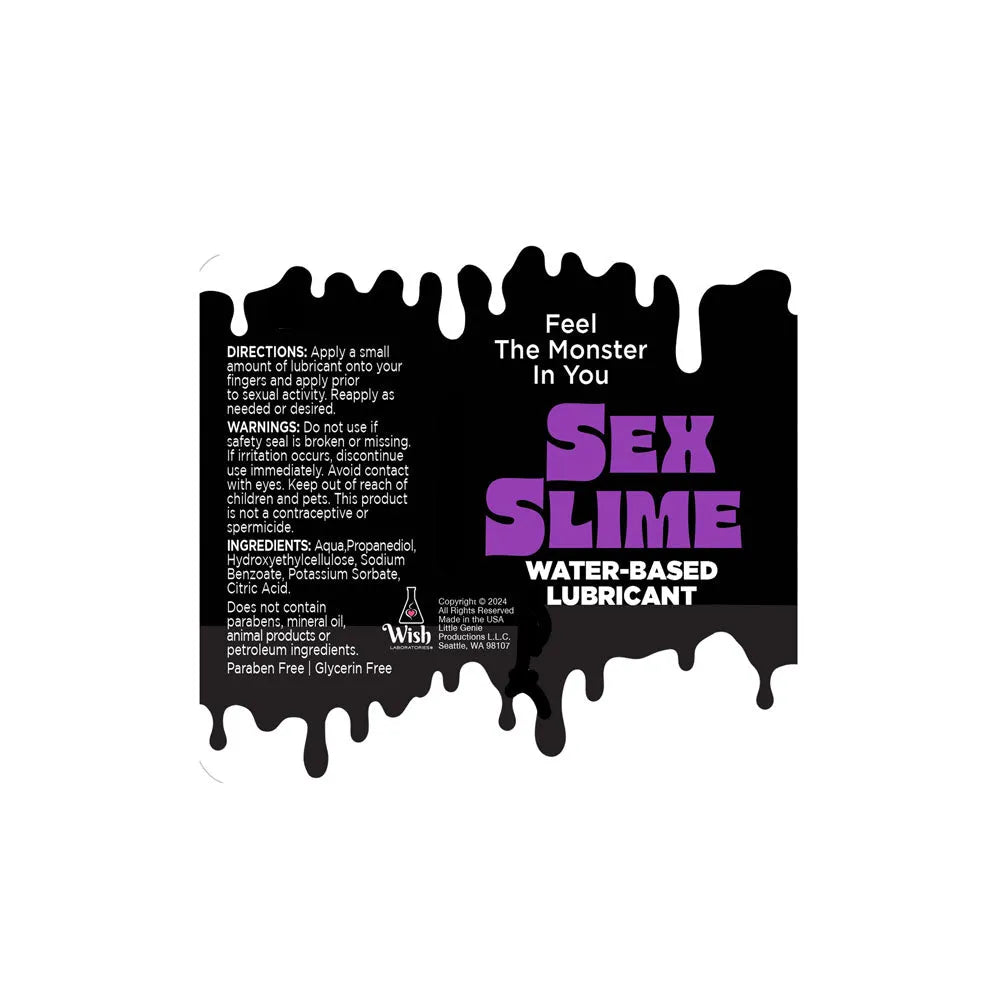 Sex Slime -  -  Water Based Lubricant - 120 ml Bottle