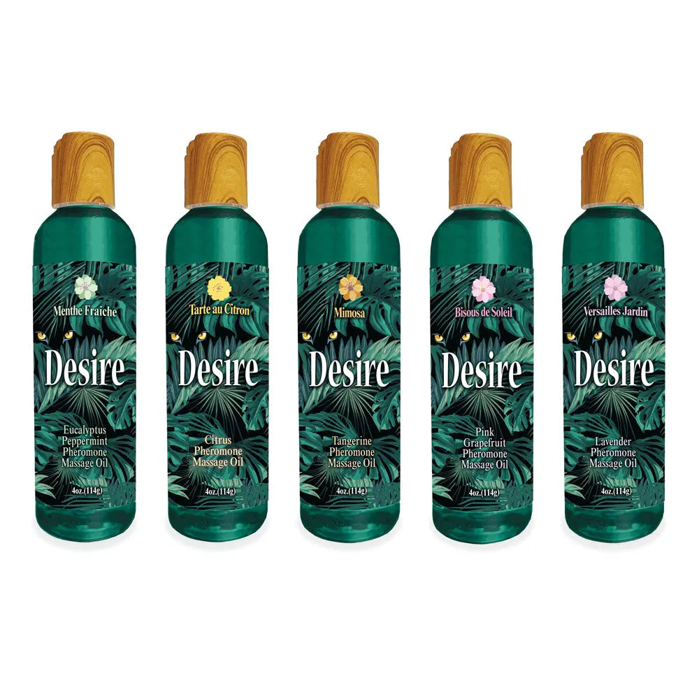 Desire Pheromone Massage Oil - Pink Grapefruit Scented Pheromone Massage Oil - 118 ml