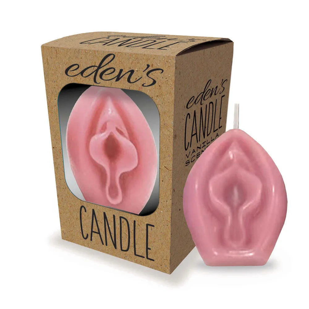 Eden's Candles Vagina - Vanilla - Display of 12 - Vanilla Scented Candles - Set of 12 - Take A Peek