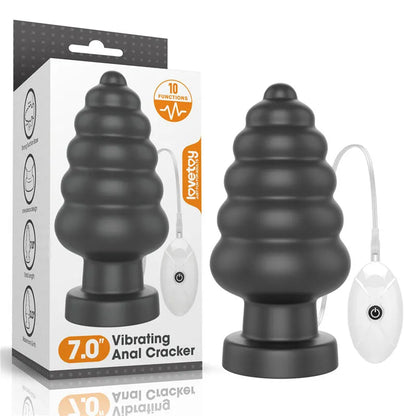 King Sized 7'' Vibrating Anal Cracker - Take A Peek