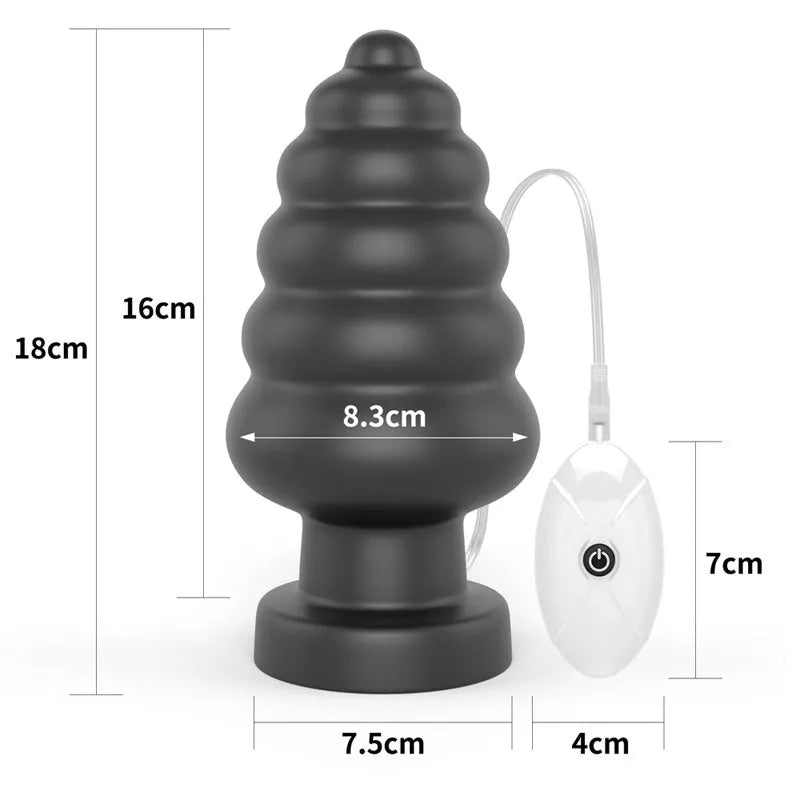 King Sized 7'' Vibrating Anal Cracker - Take A Peek