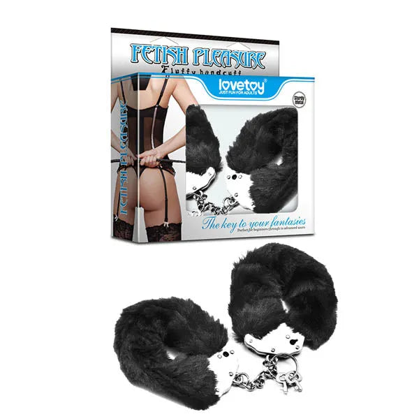 Fetish Pleasure Fluffy Hand Cuffs - Take A Peek